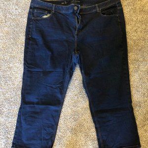 Size 28 Lane Bryant Crop Jeans